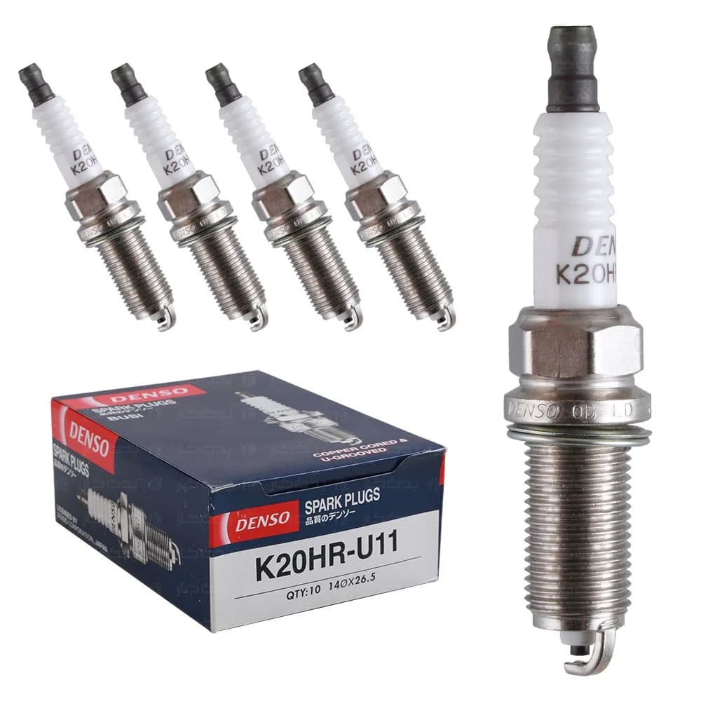 شمع دنسو پایه بلند نیکلی ساخت چین K20HRU-11-DENSO